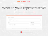 Democracy.io Homepage